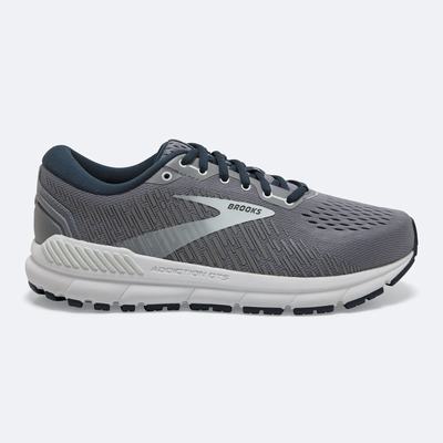 Brooks Addiction GTS 15 Löparskor Dam Grå/Marinblå/LjusTurkos | NFX-247158