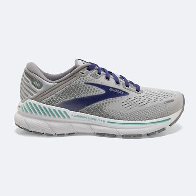 Brooks Adrenaline GTS 22 Löparskor Dam Grå/Blå/Gröna | LSX-863419