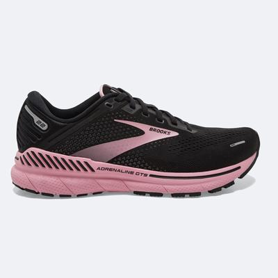 Brooks Adrenaline GTS 22 Löparskor Dam Svarta/Silver | BFG-805246