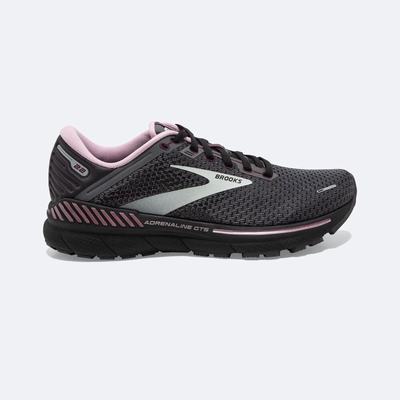 Brooks Adrenaline GTS 22 Löparskor Dam Svarta/LjusGröna | DEH-287614