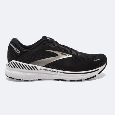 Brooks Adrenaline GTS 22 Löparskor Dam Svarta/Silver/MörkGrå | NES-796285