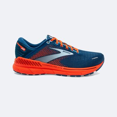 Brooks Adrenaline GTS 22 Löparskor Herr Blå/LjusBlå/Orange | DVZ-912780