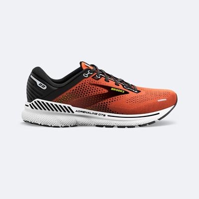 Brooks Adrenaline GTS 22 Löparskor Herr Orange/Svarta/Vita | GAD-157042