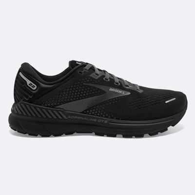 Brooks Adrenaline GTS 22 Löparskor Herr Svarta | NEC-720459