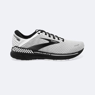 Brooks Adrenaline GTS 22 Löparskor Herr Vita/Grå/Svarta | PIT-874095