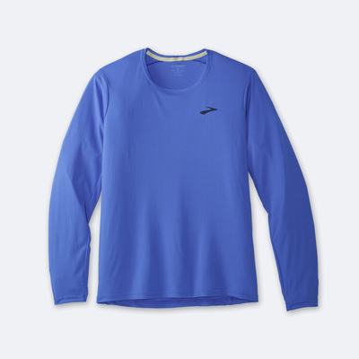 Brooks Atmosphere Long Sleeve T-shirt Herr Blå | UQS-716029