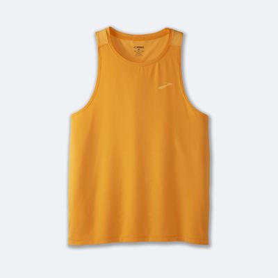 Brooks Atmosphere Singlet 2.0 Linnen Herr Guld/Orange | AJW-091573