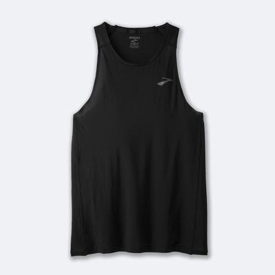 Brooks Atmosphere Singlet Linnen Herr Svarta | BLF-263487