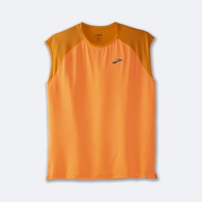 Brooks Atmosphere Ärmlös 2.0 T-shirt Herr Guld/Orange | XSP-094263