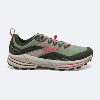 Brooks Cascadia 16 Trailskor Dam Gröna/Korall | HSM-851937