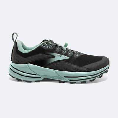 Brooks Cascadia 16 Trailskor Dam Svarta/Gröna | FGS-418263