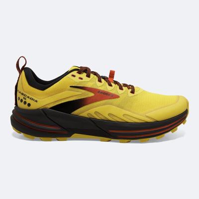 Brooks Cascadia 16 Trailskor Herr Gula/Svarta | UCI-384610