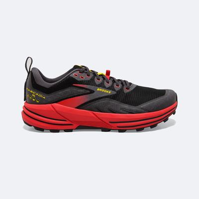 Brooks Cascadia 16 Trailskor Herr Svarta/Röda/Gula | DFS-061253