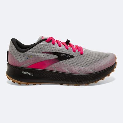 Brooks Catamount Trailskor Dam Grå/Rosa/Svarta | EHW-451293