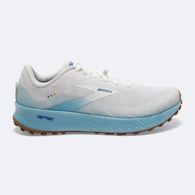 Brooks Catamount Trailskor Dam Vita/LjusTurkos/Blå | NDZ-764082