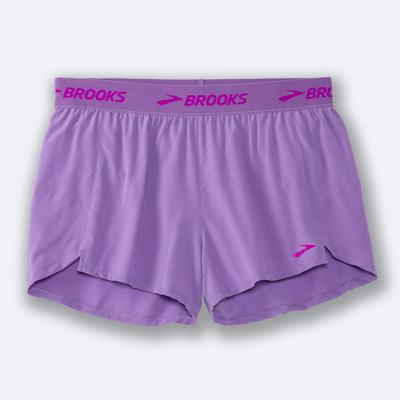 Brooks Chaser 3" Shorts Dam Lila | CTE-273148