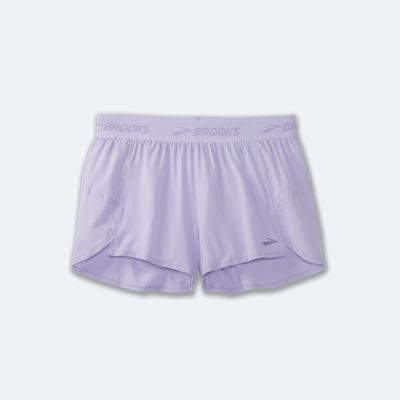 Brooks Chaser 3" Shorts Dam Lila Grå | BLE-128069