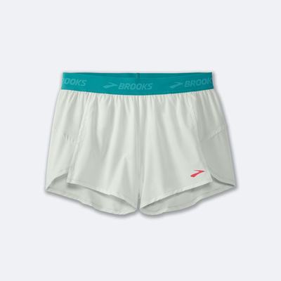 Brooks Chaser 3" Shorts Dam Mintgröna/Blå | PQI-236148