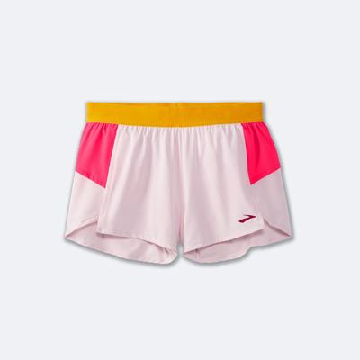 Brooks Chaser 3" Shorts Dam Rosa | FWE-653278