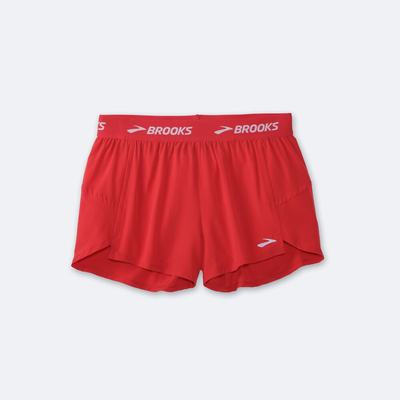 Brooks Chaser 3" Shorts Dam Röda/Lila Grå | UJS-768143