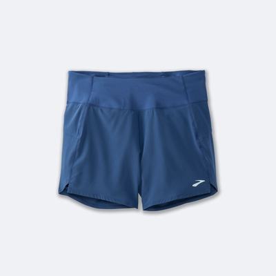 Brooks Chaser 5" Shorts Dam Blå Grå | JWE-157493