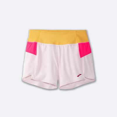 Brooks Chaser 5" Shorts Dam Rosa/Orange | ABV-976543