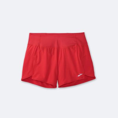 Brooks Chaser 5" Shorts Dam Röda | FEM-073926