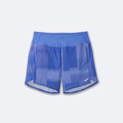 Brooks Chaser 7" Shorts Dam Blå | UAK-752139