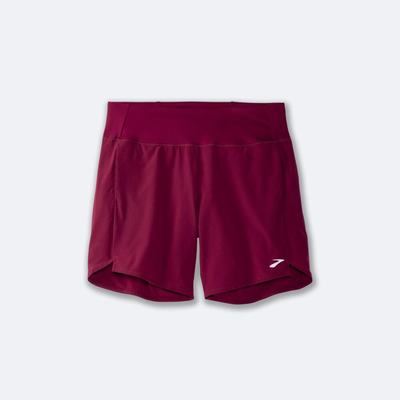 Brooks Chaser 7" Shorts Dam Vinröda | YAR-187204