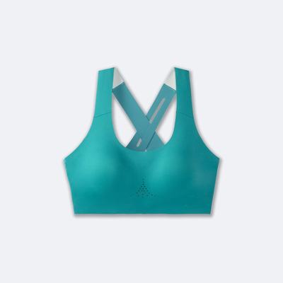 Brooks Dare Crossback Run Bra 2.0 Sport Bh Dam Gröna | QOJ-452873