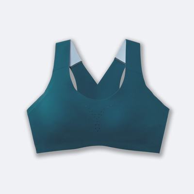 Brooks Dare Crossback Run Bra Sport Bh Dam Blå | JLC-821453