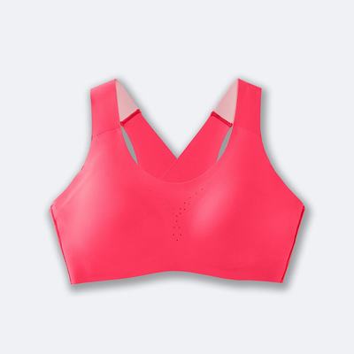 Brooks Dare Crossback Run Bra Sport Bh Dam Rosa | MDK-301425