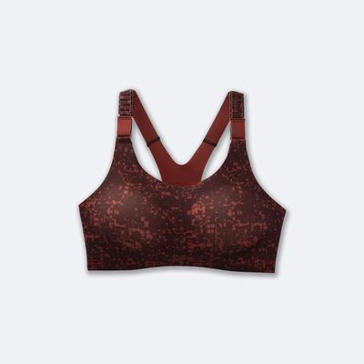 Brooks Dare Racerback Run Bra 2.0 Sport Bh Dam MörkBruna | CUS-569327