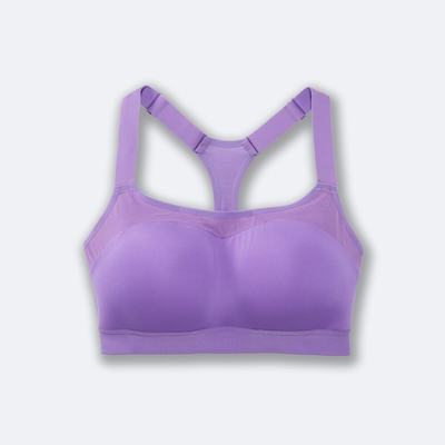 Brooks Dare Racerback Run Bra Sport Bh Dam Lila | MIS-853924