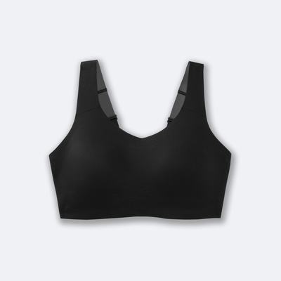 Brooks Dare Scoopback Run Bra Sport Bh Dam Svarta | CDY-765839