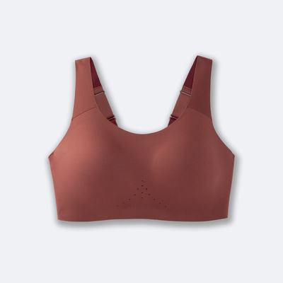 Brooks Dare Scoopback Run Bra Sport Bh Dam Terracotta | QOT-047256