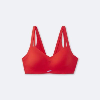 Brooks Dare Snörade Run Bra Sport Bh Dam Röda | KYJ-187402