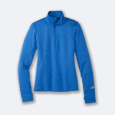 Brooks Dash 1/2 Zip Jacka Dam Blå | LYB-912386