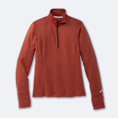 Brooks Dash 1/2 Zip Jacka Dam Koppar | QVB-203967