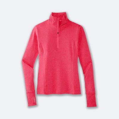 Brooks Dash 1/2 Zip Jacka Dam Rosa | VRQ-023679