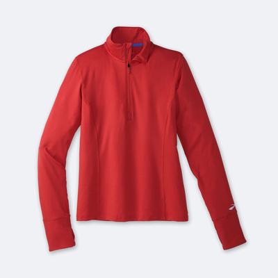 Brooks Dash 1/2 Zip Jacka Dam Röda | LIA-475986