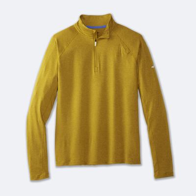 Brooks Dash 1/2 Zip Jacka Herr Guld | CDF-675432