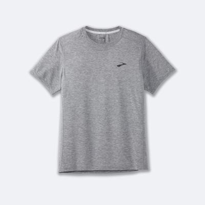 Brooks Distance Short Sleeve 2.0 T-shirt Herr Grå | LPQ-892175