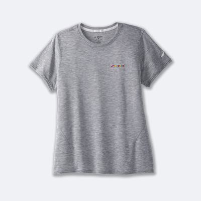 Brooks Distance Short Sleeve 2.0 T-shirt Dam Grå/Olika Färger | WZJ-340769