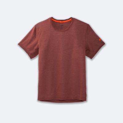 Brooks Distance Short Sleeve T-shirt Herr Koppar | UKL-837946