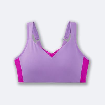 Brooks Drive Convertible Run Bra Sport Bh Dam Lila | QBS-371408