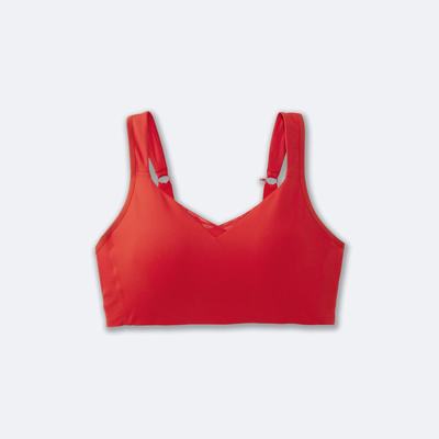 Brooks Drive Convertible Run Bra Sport Bh Dam Röda | TGI-978206