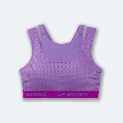 Brooks Drive Mesh Run Bra Sport Bh Dam Lila | XRS-516279