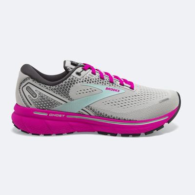 Brooks Ghost 14 Löparskor Dam Grå/Gröna/Rosa | MIY-028654