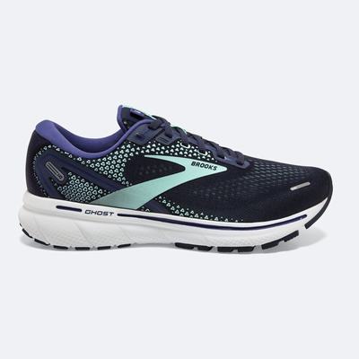 Brooks Ghost 14 Löparskor Dam Marinblå/Gröna/Marinblå | KPW-469127